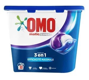 OMO 3-in-1 Powercaps Laundry Capsules (x30 units)