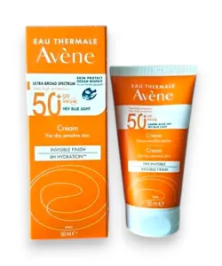 Avène SPF 50+ Sun Cream: Advanced, Ultra Broad Spectrum Protection for Sensitive Skin.