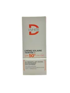 Achieve a Flawless, Protected Complexion with D-White Tinted Sun Cream SPF 50+.