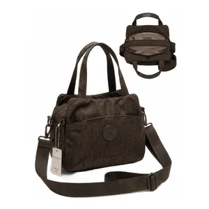 Multi-Compartment Shoulder Tote Bag