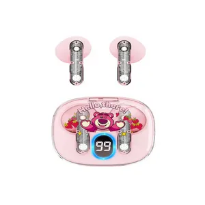 Cyber Transparent Lotso Bear Wireless Earbuds