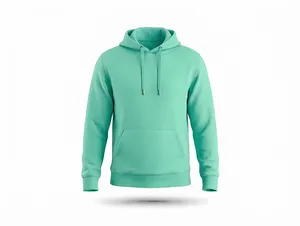 Customizable Heather Mint Green Minimalist Hoodie