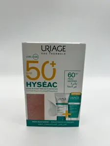 Uriage Hyséac: Your Daily Defense for Shine-Free, Protected Skin (Duo + FREE Cleanser)