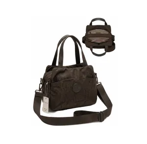 Multi-Compartment Shoulder Tote Bag
