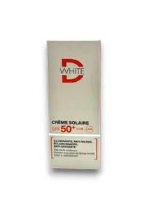 Combat Dark Spots Daily with D-White Invisible Sun Cream SPF 50+.