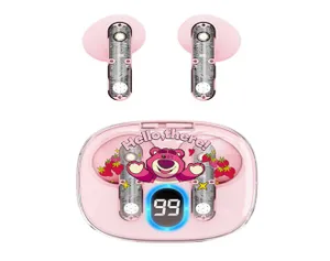 Cyber Transparent Lotso Bear Wireless Earbuds