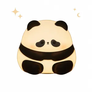 Cute Kawaii Panda Silicone LED Night Light