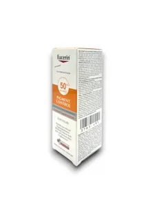 Target Dark Spots Daily: Eucerin Sun Pigment Control Sun Fluid SPF 50+ for a Radiant, Even Skin Tone.