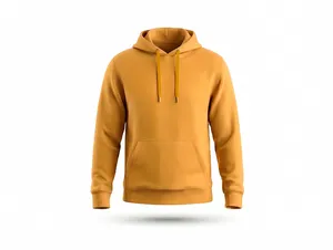 Customizable Mustard Yellow Minimalist Hoodie