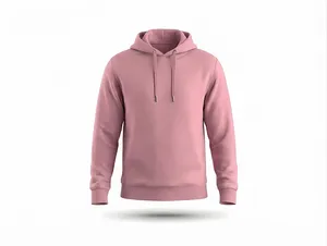 Customizable Heather Dusty Rose Minimalist Hoodie