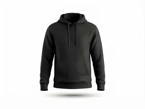 Customizable Heather Dark Grey Minimalist Hoodie