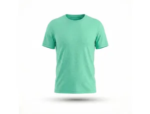 Customizable Mint Green Minimalist T-Shirt